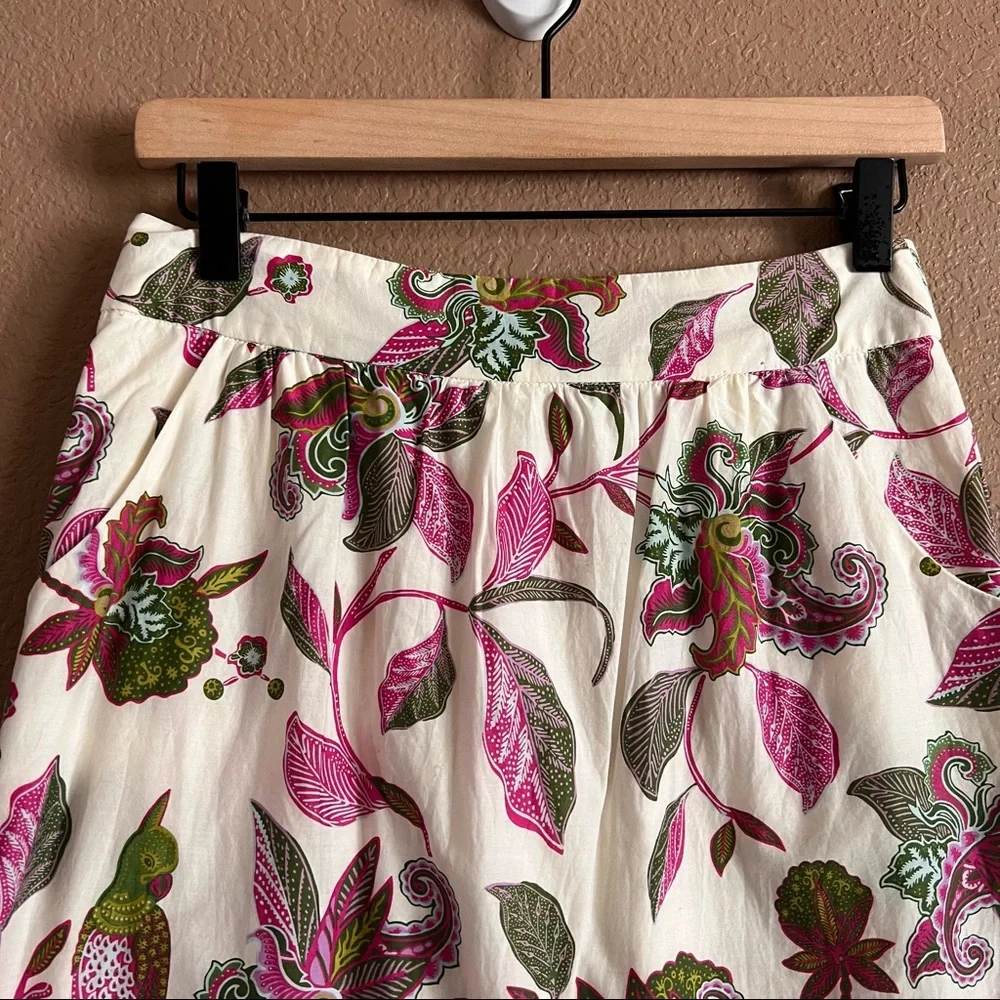 Anthropologie Edme & Esyllte Mini Floral Pattern Skirt Size XS - Picture 3 of 11